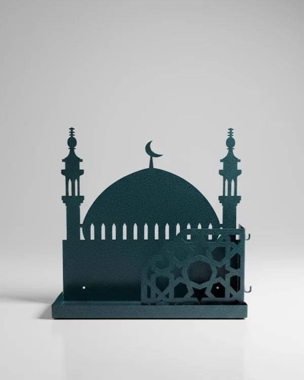 ইসলামিক মাল্টি-ফাংশনাল ওয়াল অর্গানাইজার - ডিপ ফরেস্ট গ্রিন